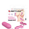Pretty Love Romantic Wave II Estim & Vibrating Nipple Clip - Pink