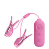 Pretty Love Romantic Wave II Estim & Vibrating Nipple Clip - Pink