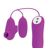 Pretty Love Suction & Vibro Bullets - Fuchsia