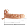 Pretty Love Connor 6.7" Vibrating Penis Sleeve - Ivory