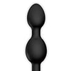 Pretty Love 4.05" Silicone Anal Plug w/Ball - Black