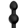 Pretty Love 4.92" Silicone Anal Plug w/Ball - Black