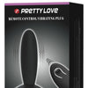 Pretty Love Remote Control Vibrating Plug - 12 Function Black