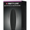 Pretty Love Butt Plug Massager - 12 Function Black