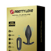Pretty Love Regina Royal Pleasure Butt Plug - Black/Gold