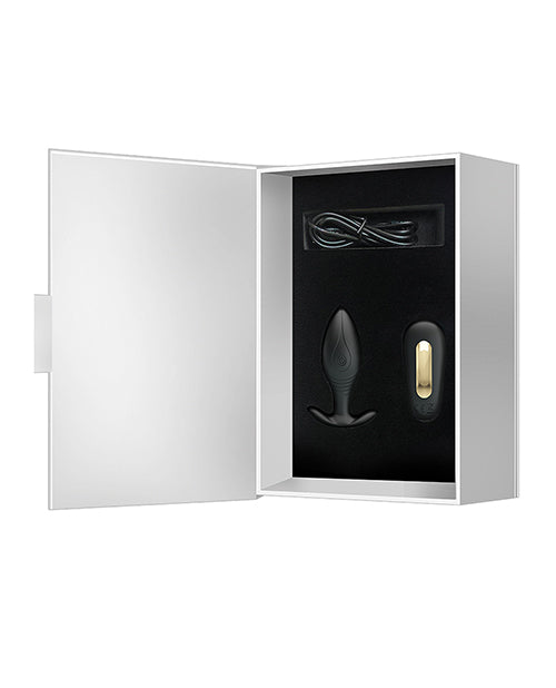 Pretty Love Regina Royal Pleasure Butt Plug - Black/Gold