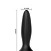 Mr. Play Vibrating Anal Plug - Black