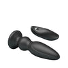 Mr. Play Vibrating Anal Plug w/Remote - Black