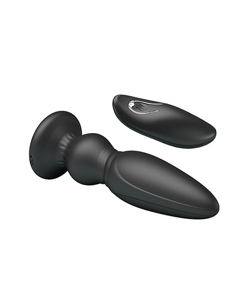 Mr. Play Vibrating Anal Plug w/Remote - Black