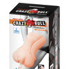 Crazy Bull No Lube Vagina Masturbator Sleeve - Ivory