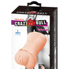 Crazy Bull No Lube Vagina Masturbator Sleeve w/Skirt - Ivory