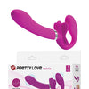Pretty Love Valerie Strapless Strap On - Fuchsia