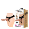 Pretty Love Jerry Universal Harness Brief w/7.6" Dildo - Ivory