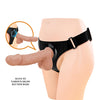 Pretty Love Jerry Universal Harness Brief w/7.6" Dildo - Ivory