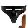 Pretty Love Micheal Universal Harness Brief w/7.0" Realistic Dildo - Brown