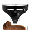 Pretty Love Micheal Universal Harness Brief w/7.0" Realistic Dildo - Brown