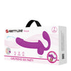 Pretty Love Kelpie Squirting Strapless Strap On - Fuchsia
