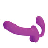 Pretty Love Kelpie Squirting Strapless Strap On - Fuchsia