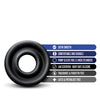 Blush Performance Silicone Pump Sleeve Large - Black
