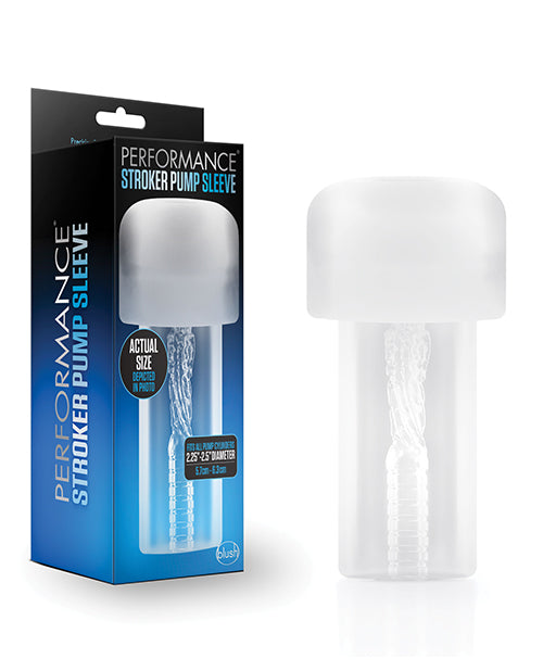 Blush Performance Stroker Pump Sleeve - Clear