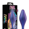 Blush Anal Adventures Matrix Wavy Bling Plug - Sapphire