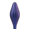 Blush Anal Adventures Matrix Wavy Bling Plug - Sapphire