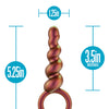 Blush Anal Adventures Matrix Spiral Loop Plug - Copper