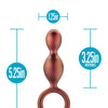 Blush Anal Adventures Matrix Duo Loop Plug - Copper