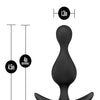 Blush Anal Adventures Wave Plug - Black
