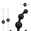 Blush Anal Adventures Small Beads - Black