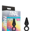 Blush Anal Adventures Platinum Silicone Loop Plug - Small Black