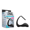 Blush Anal Adventures Cock Ring Plug - Black