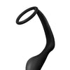 Blush Anal Adventures Cock Ring Plug - Black