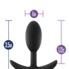 Blush Luxe Wearable Vibra Slim Plug - Small