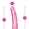 Blush B Yours Plus 7.5" Lust n' Thrust Dildo - Pink