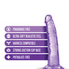 Blush B Yours Plus 7.5" Lust n' Thrust Dildo - Purple