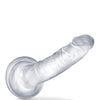 Blush B Yours Plus 7.5" Lust n' Thrust Dildo - Clear
