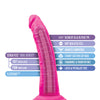 Blush Au Naturel Bold Jack 7.5" Dildo - Pink