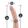 Blush Dr. Skin Glide 7.5" Self Lubricating Dildo - Vanilla