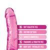 Blush B Yours Plus 8" Roar n Ride Dildo - Pink