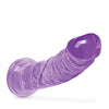 Blush B Yours Plus 8" Roar n Ride Dildo - Purple