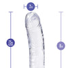 Blush B Yours Plus 8" Roar n Ride Dildo - Clear