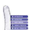 Blush B Yours Plus 8" Roar n Ride Dildo - Clear