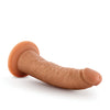 Blush Dr. Skin Glide 7.5" Self Lubricating Dildo - Mocha