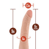 Blush Dr. Skin Plus 9" Posable Dildo - Vanilla