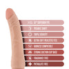 Blush Dr. Skin Plus 9" Posable Dildo - Vanilla