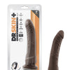 Blush Dr. Skin Plus 9" Posable Dildo - Chocolate