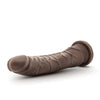 Blush Dr. Skin Plus 9" Posable Dildo - Chocolate