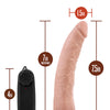 Blush Dr. Skin Dr. Dave 7" Cock w/Suction Cup - Vanilla