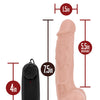 Blush Dr. Skin Dr. Tim 7.5" Cock w/Suction Cup - Vanilla